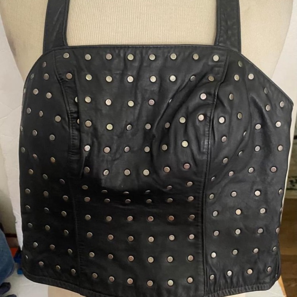Harley Davidson Ladies Small Studded Leather Halter